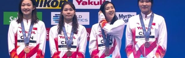 九游娱乐官网-世锦赛Day5：中国女队接力摘铜 潘展乐破亚洲纪录